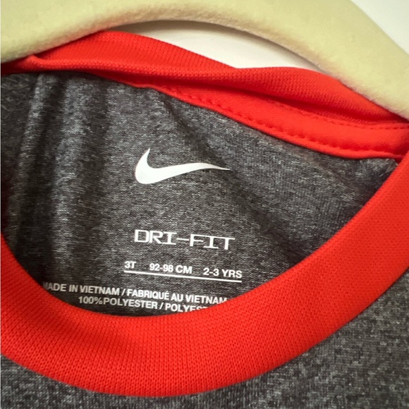 Nike | (3T) Nike Dri-Fit Orange and Black Baseball Short set - Picture 7 of 7